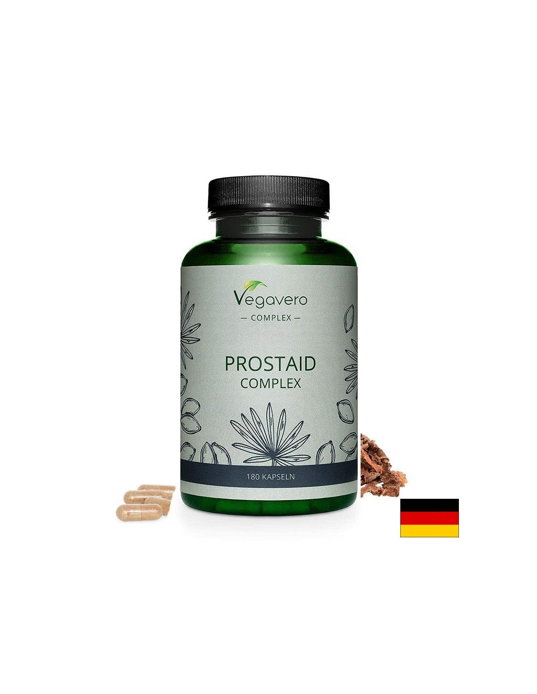 Herbal formula for a healthy prostate - Prostaid Complex, 180 capsules Vegavero - Nutra Best Europe