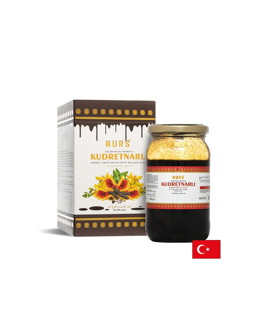 Pasta a base di erbe con melassa di carrub e melone amaro per una buona digestione, 400 ml