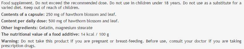 Flower & foglie di biancospino 250 mg - 100 capsule