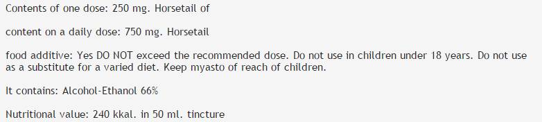 Tintura di cavalli - 50 ml