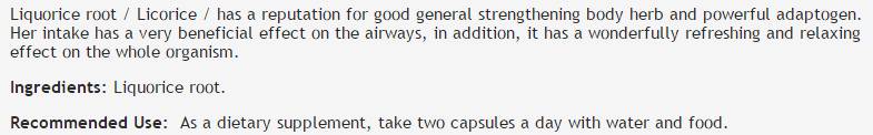 Radice di liquirizia 320 mg - 100 capsule