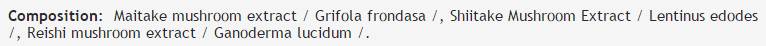 Maitake, shiitake, complesso Reishi 330mg - 100 capsule