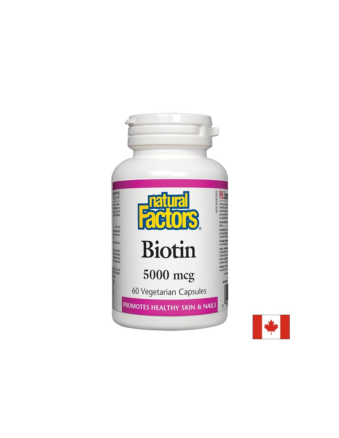 Biotina 5000 mcg - 60 capsule