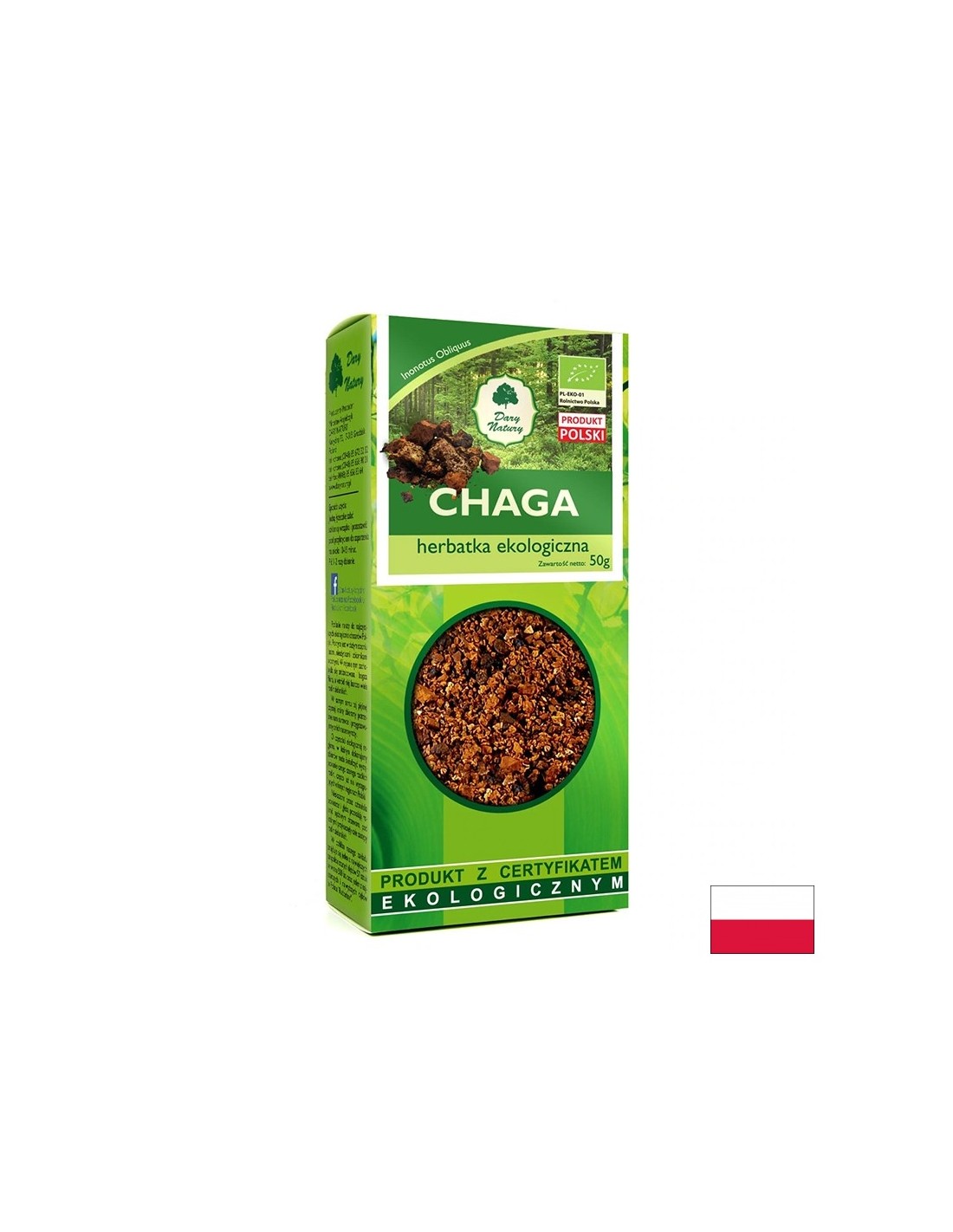 Bio di chaga, polvere 50 g