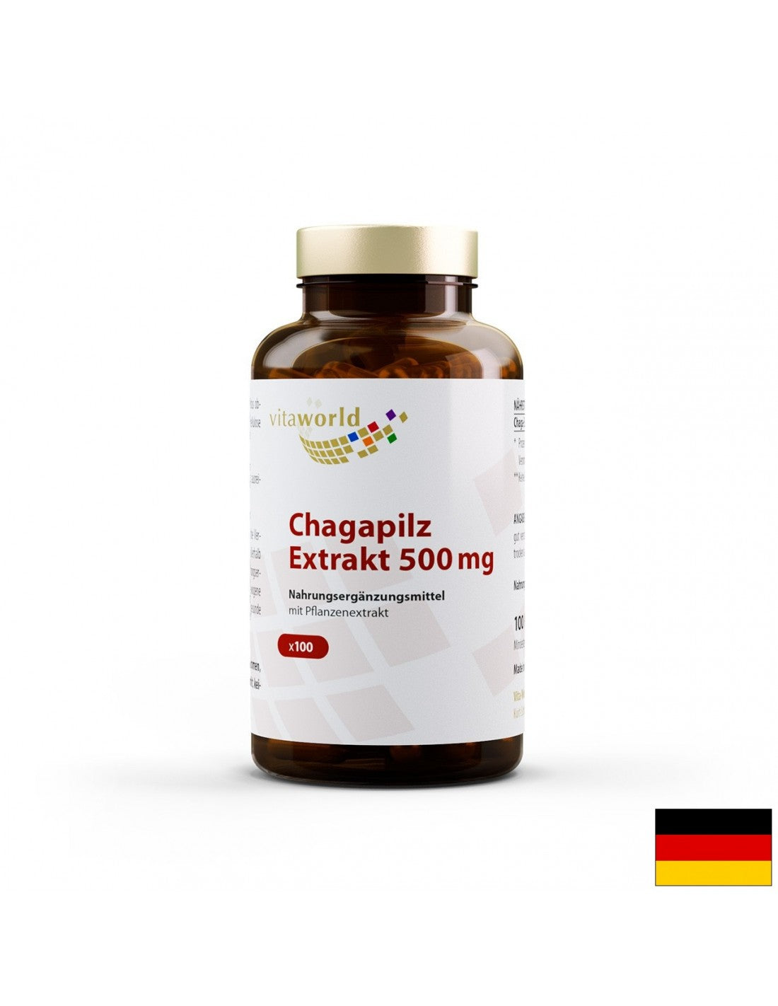Chaga Pilz extrakt/Chaga 500 mg, 100 capsule