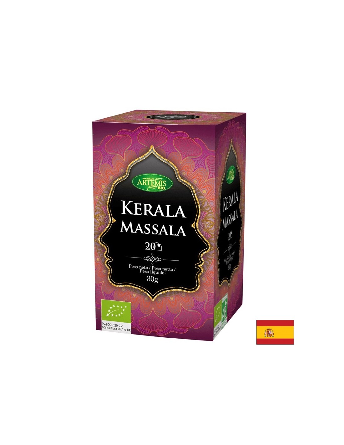 Tea biologico Kerala Masala - Kerala Masala, 20 borse da filtro