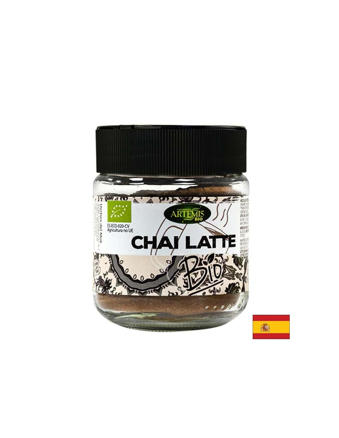 Per bevande aromatizzanti - miscela a base di erbe chai latte - con cannella, zenzero e altre spezie biologiche, 60 g, polvere