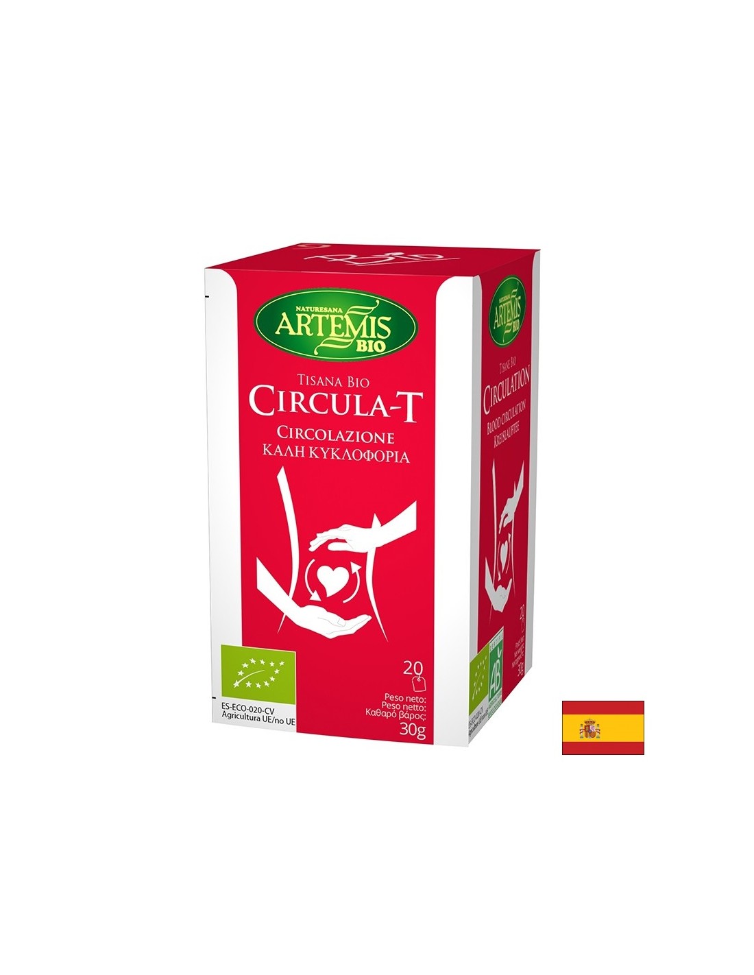 Tè per una buona circolazione Bio, 20 sacchetti da filtro x 30 g