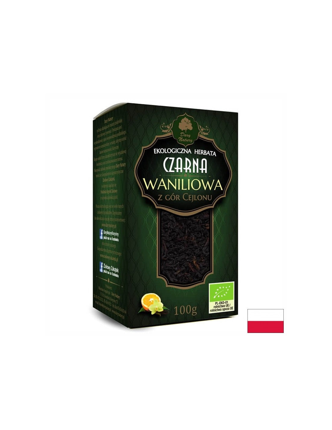 Bio di tè in ceylon nero, 100 g