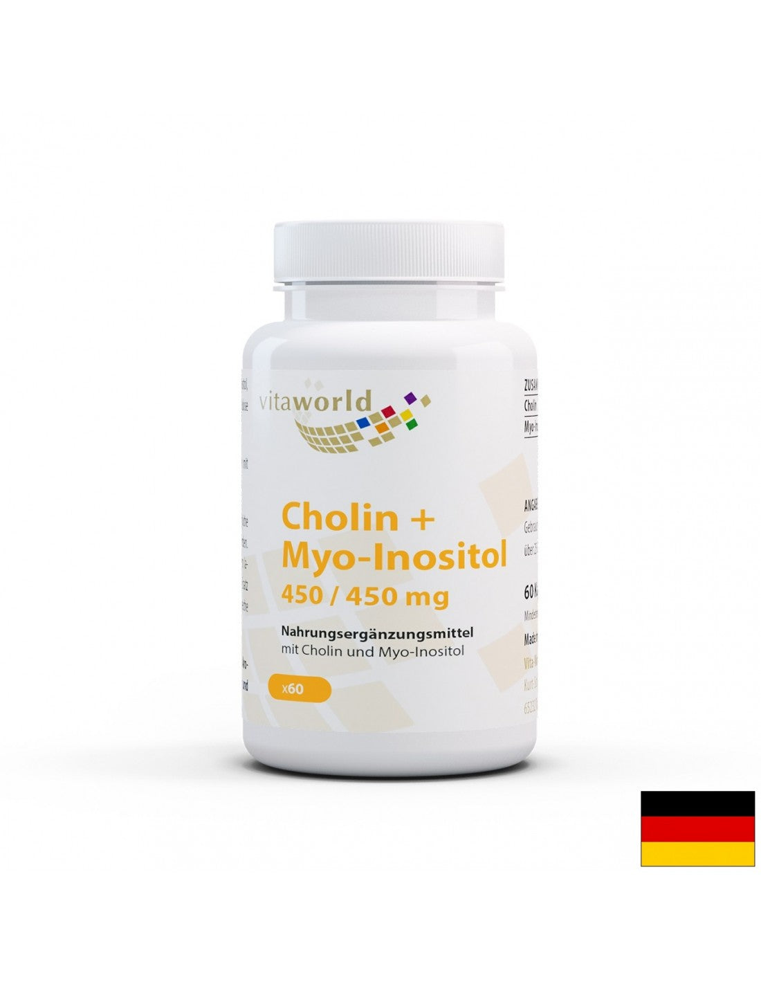 Cholin + myo-inositolo/cholin + myo-inositolo 450 mg, 60 capsule