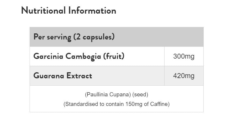 Garcinia Cambogia e Guarana - 60 capsule