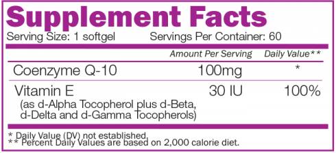 COENZYME Q10 100 mg 60 Capsule di gel