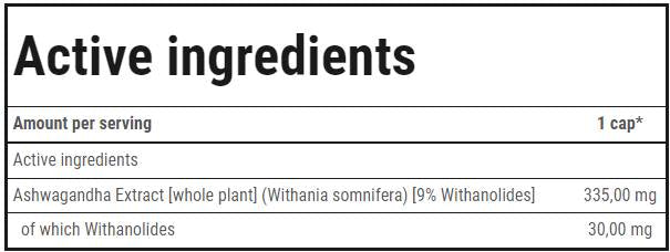Ashwagandha Max 335 mg - 60 capsule