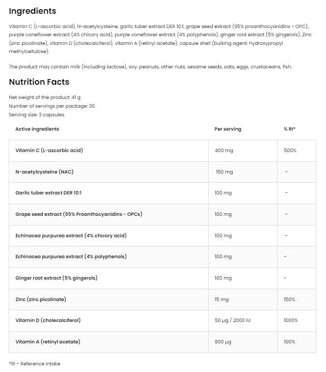 Aiuto immunitario 90 capsule