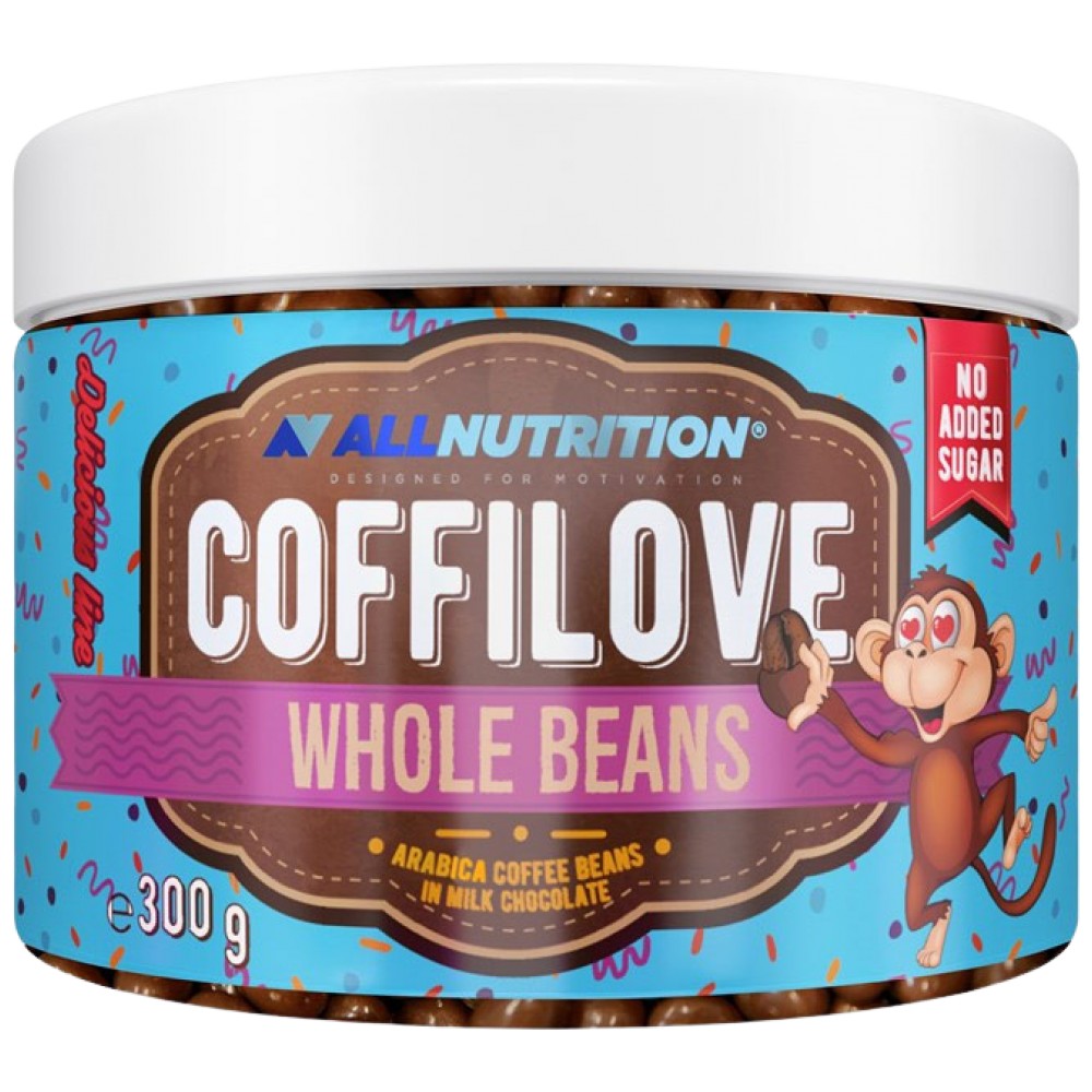 Coffilove | Chicchi di caffè arabica interi nel cioccolato al latte - 300 grammi