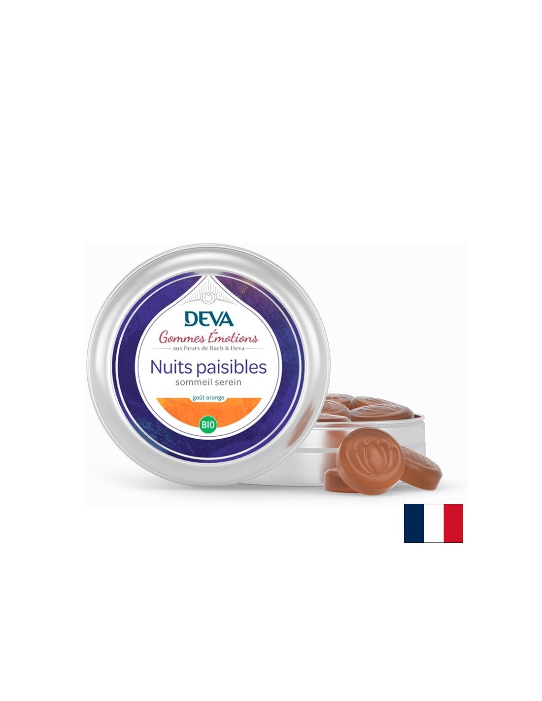 Caramelle alle erbe masticabili per il sonno pacifico secondo il metodo del Dr. Bach, 45 g