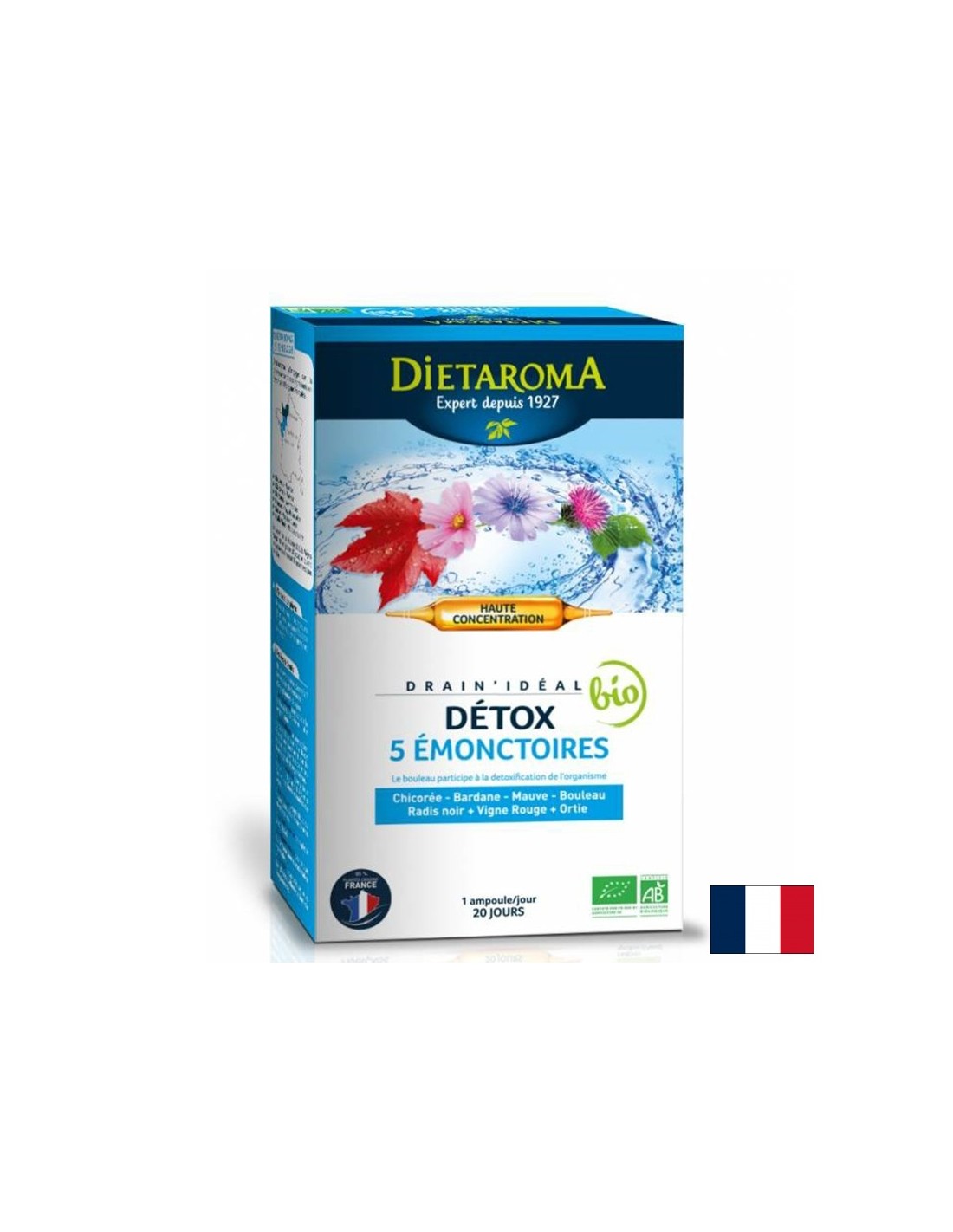 Detox (formula a base di erbe), 20 bere ampoule
