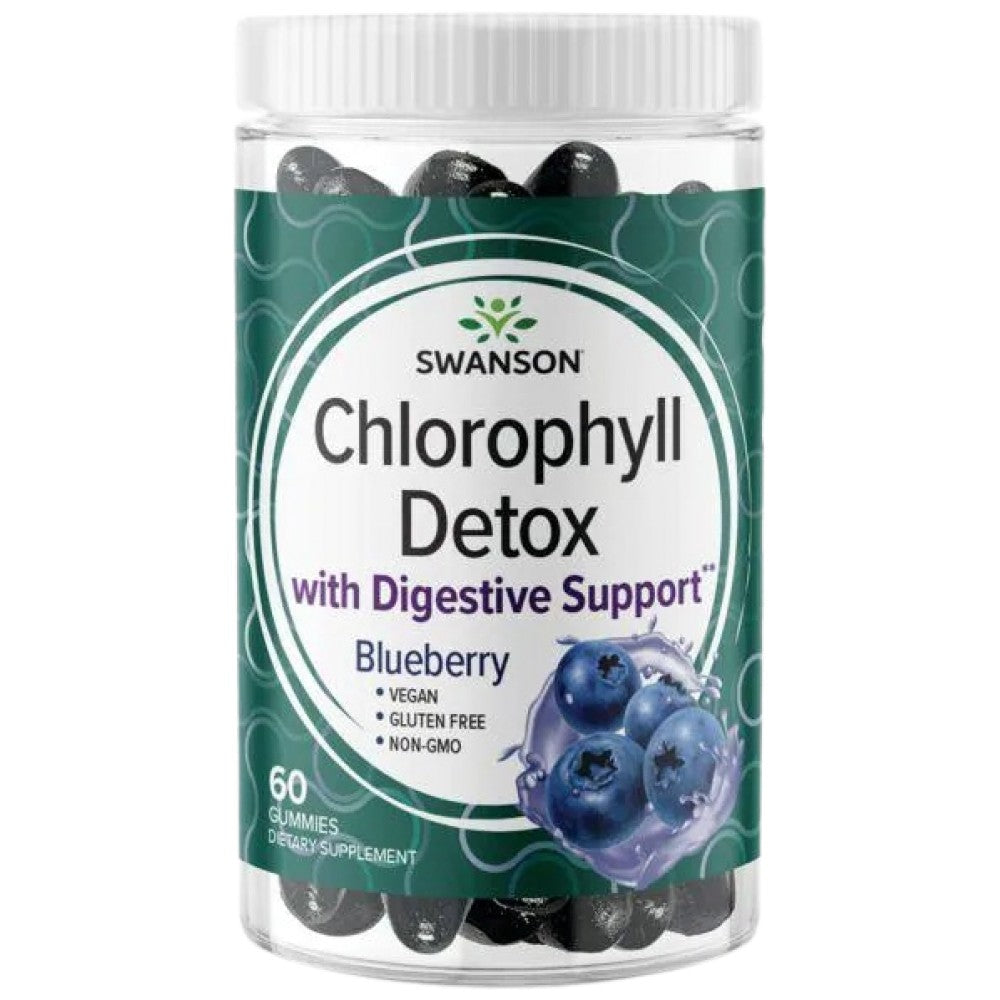 Clorofilla Detox Gummies | Blueberry - 60 tablet masticabili