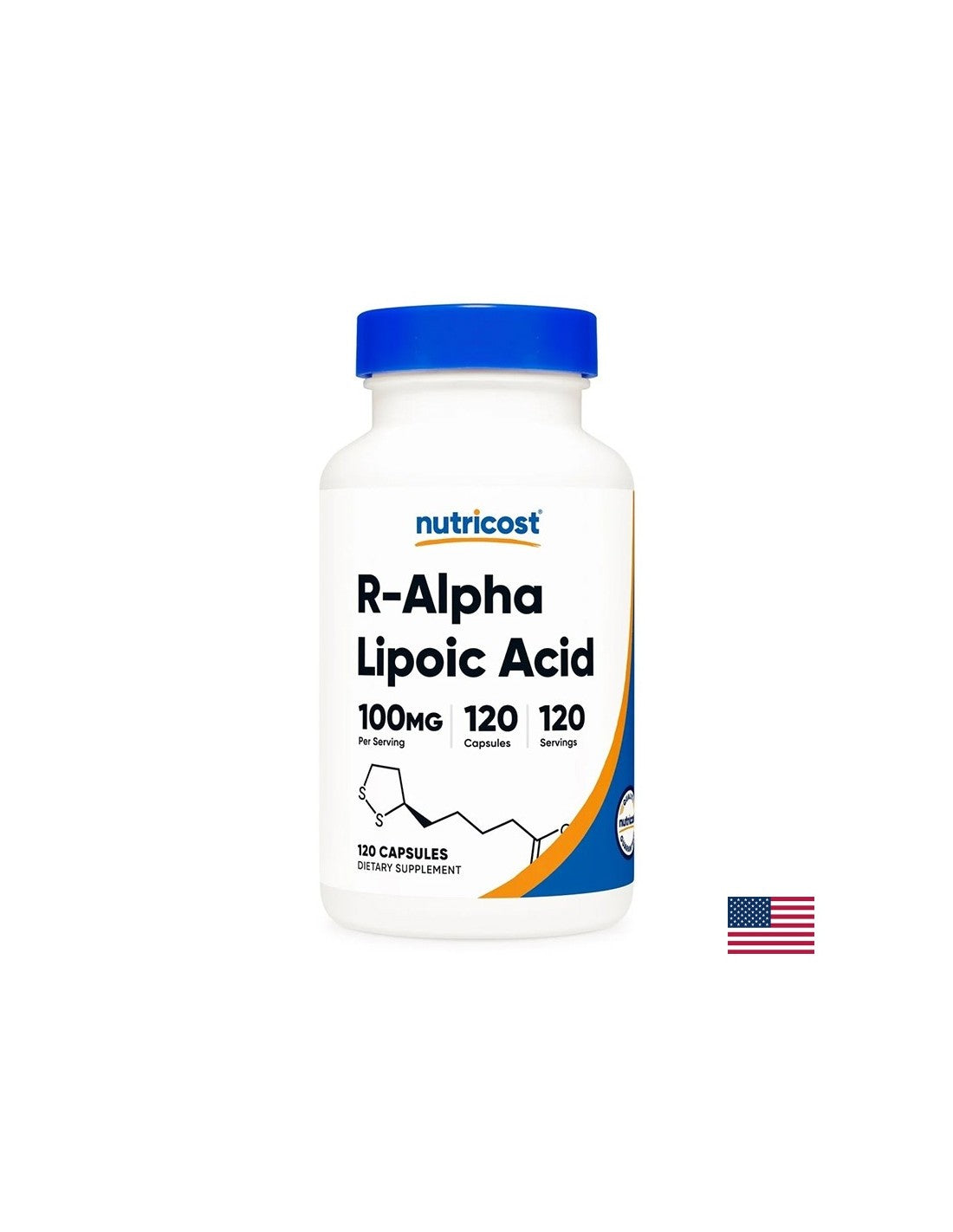 Diabete e neuropatia periferica-acido r-alfa-lipoico, 100 mg x 120 capsule