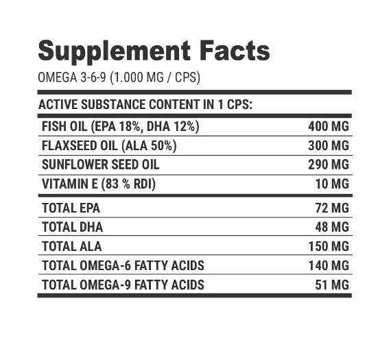 Omega 3-6-9-100 capsule