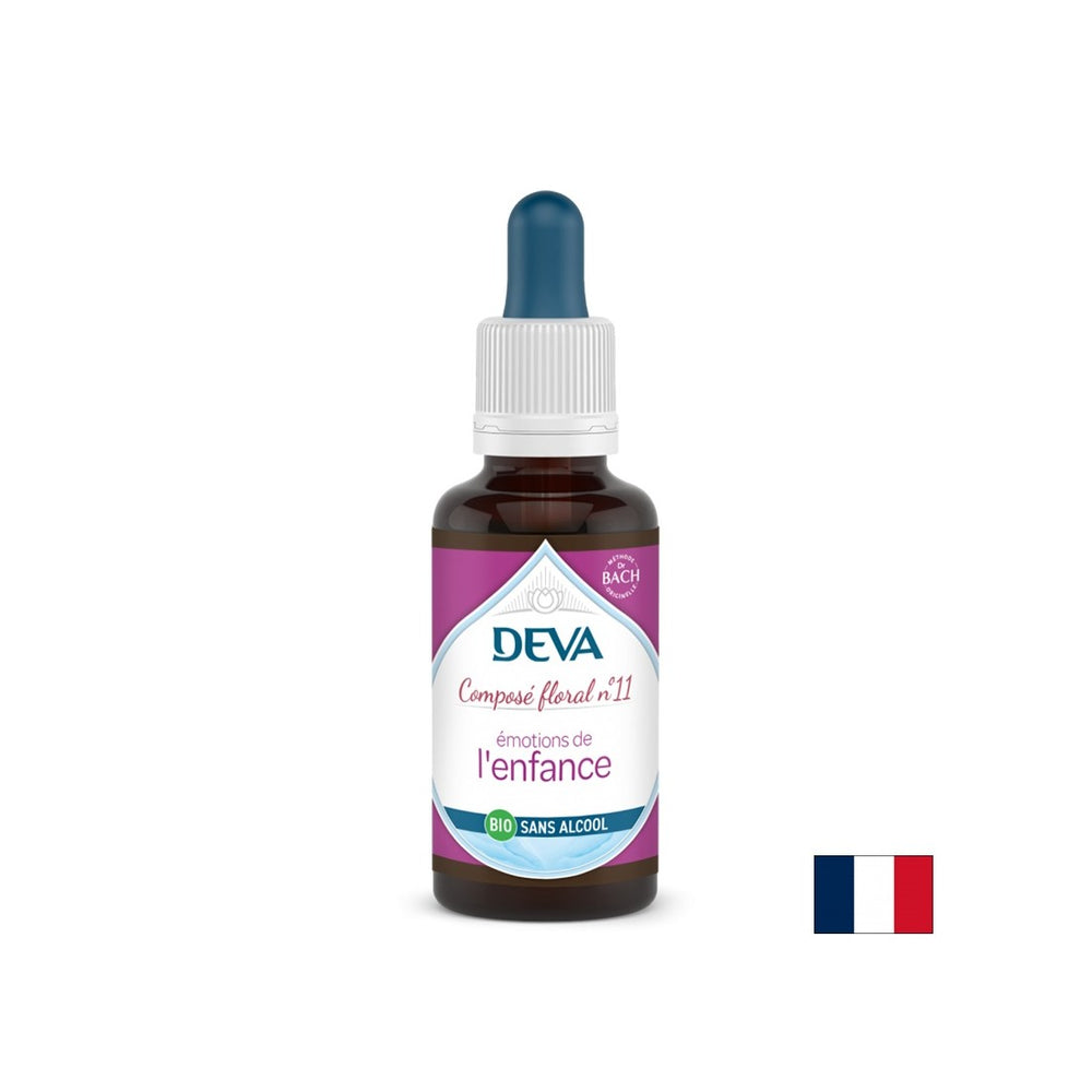 Equilibrio emotivo per bambini, Essenze di fiori di Bach n. 11, gocce senza alcol 30 ml