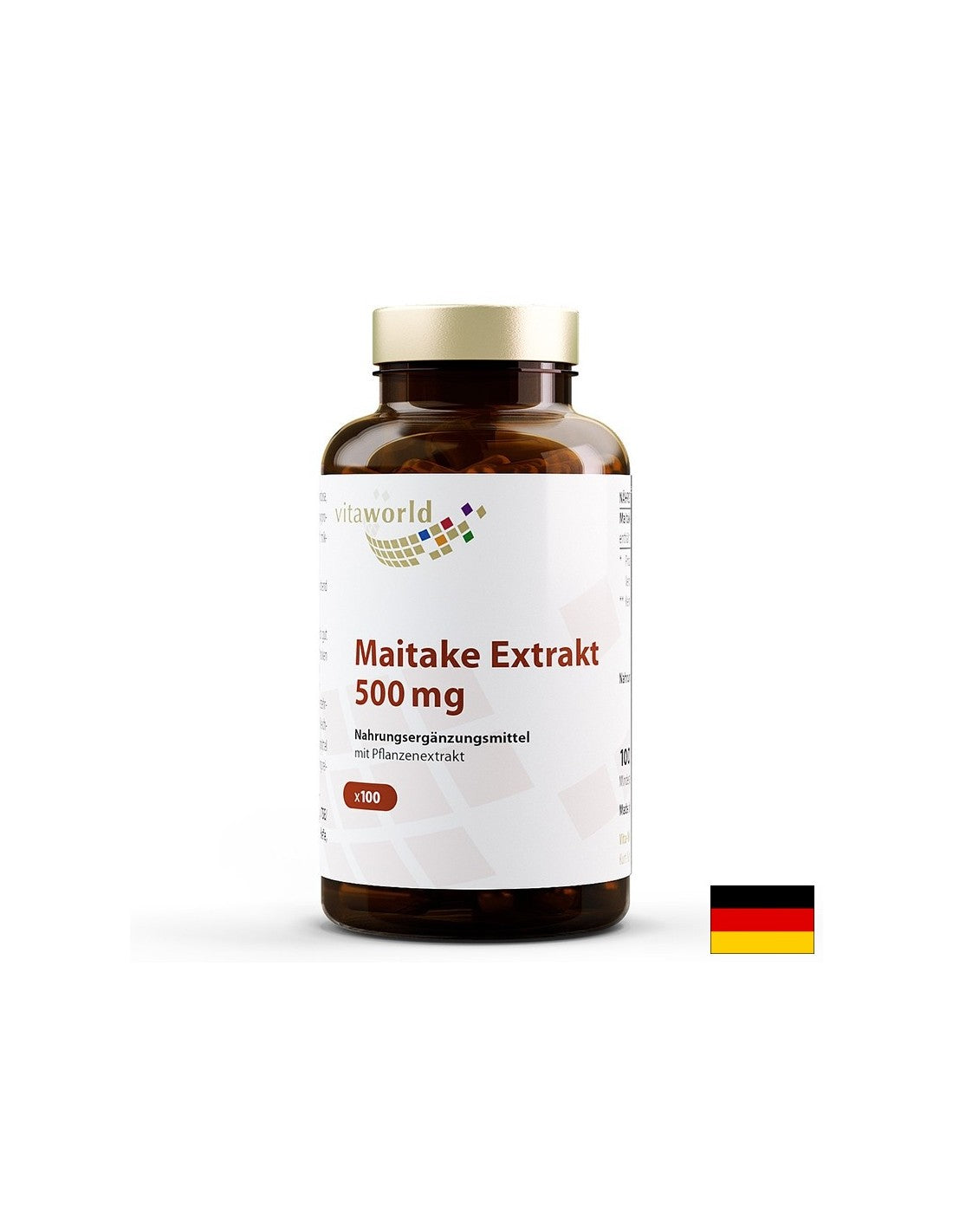Energia e immunità - estratto di maitake, 500 mg x 100 capsule