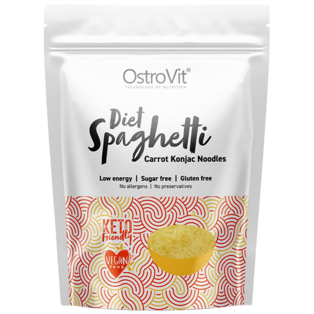 Diet Spaghetti + carota/keto-friendly a basso contenuto calorico konjac noodles 400 grammi