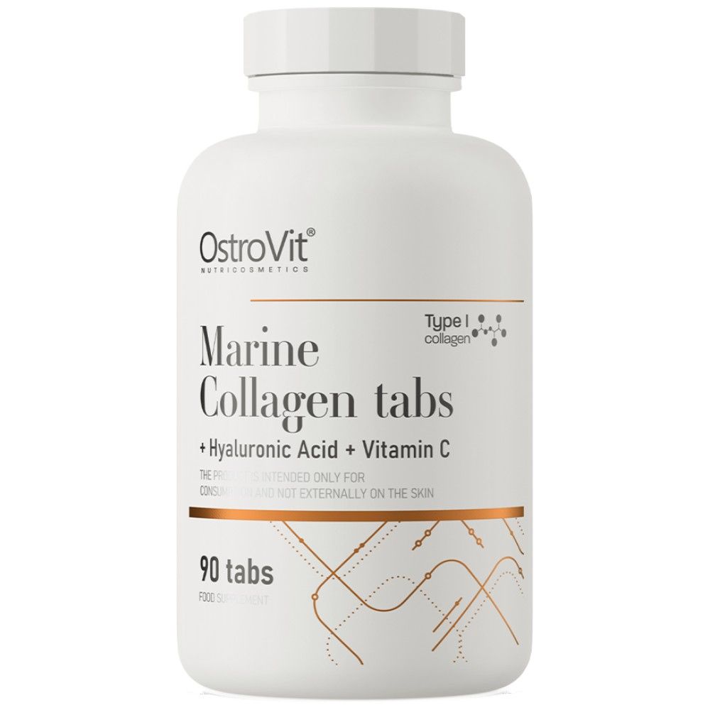 Collagene marino/+ acido ialuronico e vitamina C - 120 capsule