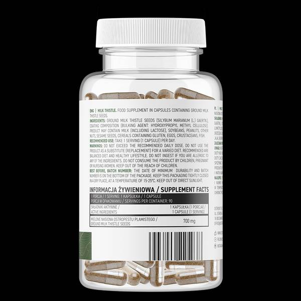 Milk Thistle 700 mg/verdure - 90 capsule