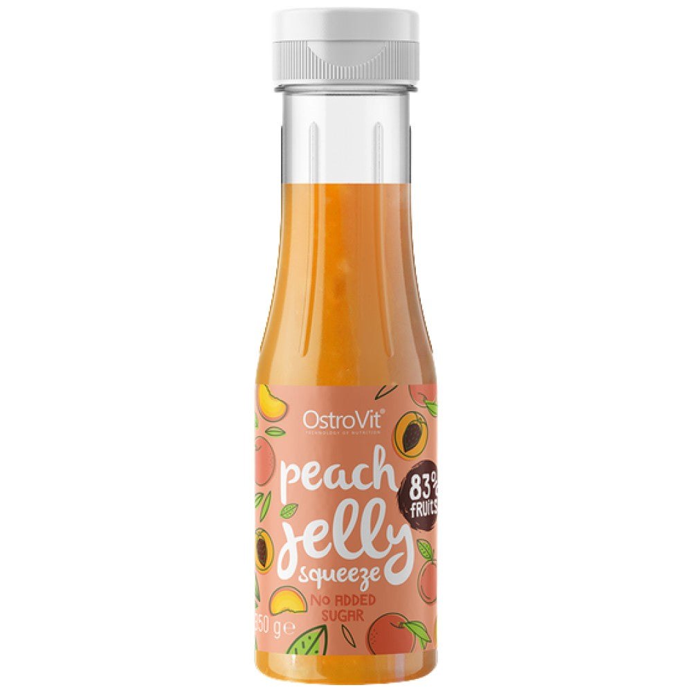 Peach 83% Jelly Squeeze | Nessun zucchero aggiunto 350 ml