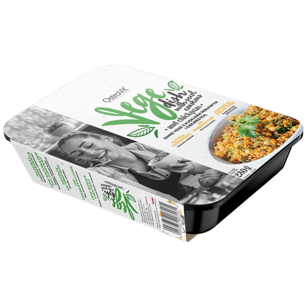 Piatto di verdure con couscous perla e ceci | Pasto pronto da mangiare 280 grammi