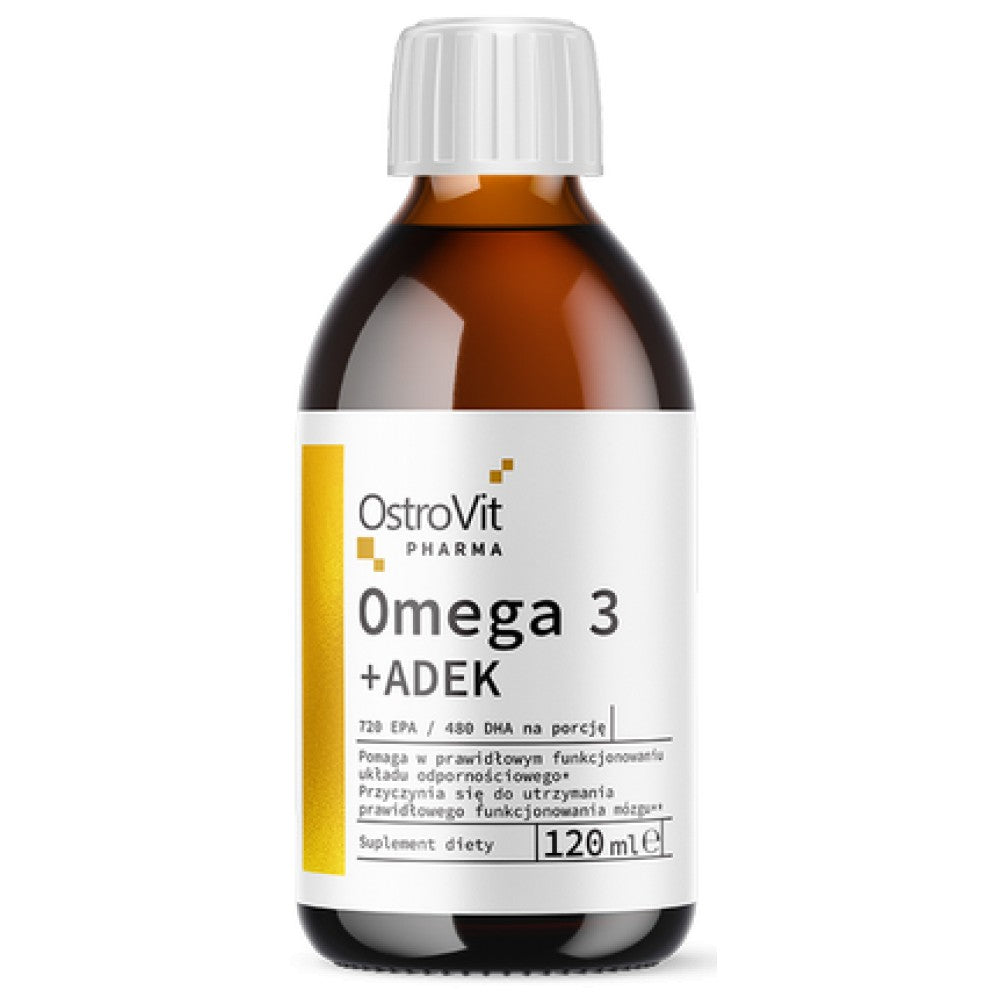 Omega 3 liquido + Adek | Vitamina A + D + E + K 120 ml