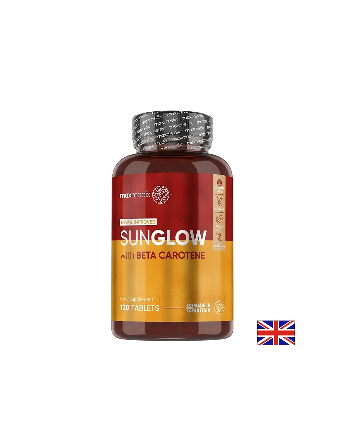 Formula per abbronzatura solare con beta-carotene, 120 compresse
