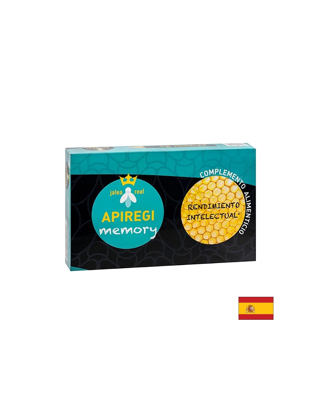 Formula di memoria e concentrazione - con gelatina reale, estratti di erbe e vitamine, 20 ampoule x 10 ml