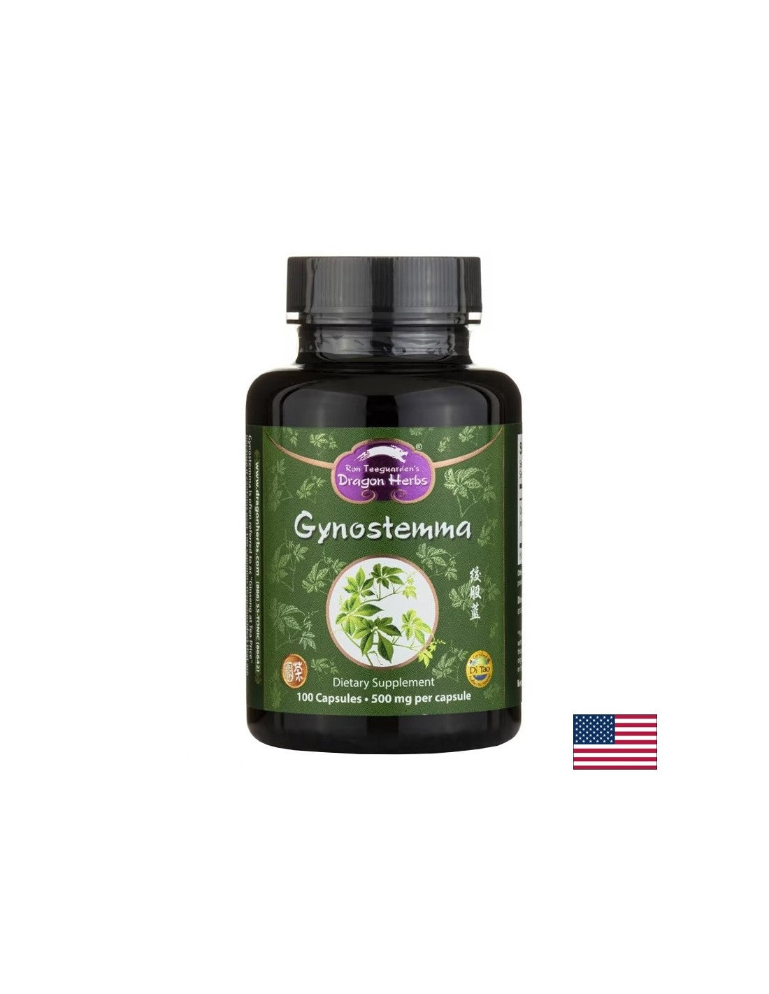 Gynostemma (zucchero nel sangue e metabolismo), 500 mg x 100 capsule