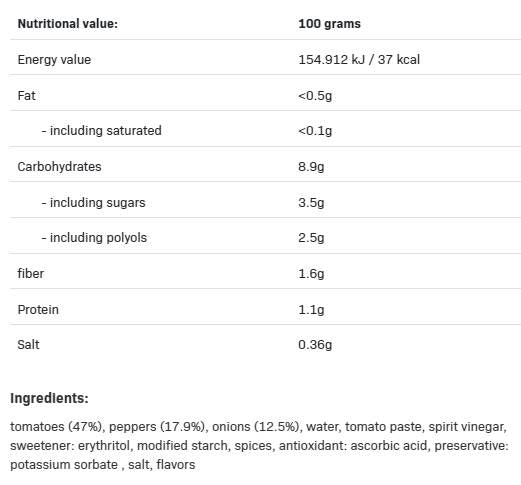 F ** King Delicious Salsa Mexicana - 350 grammi