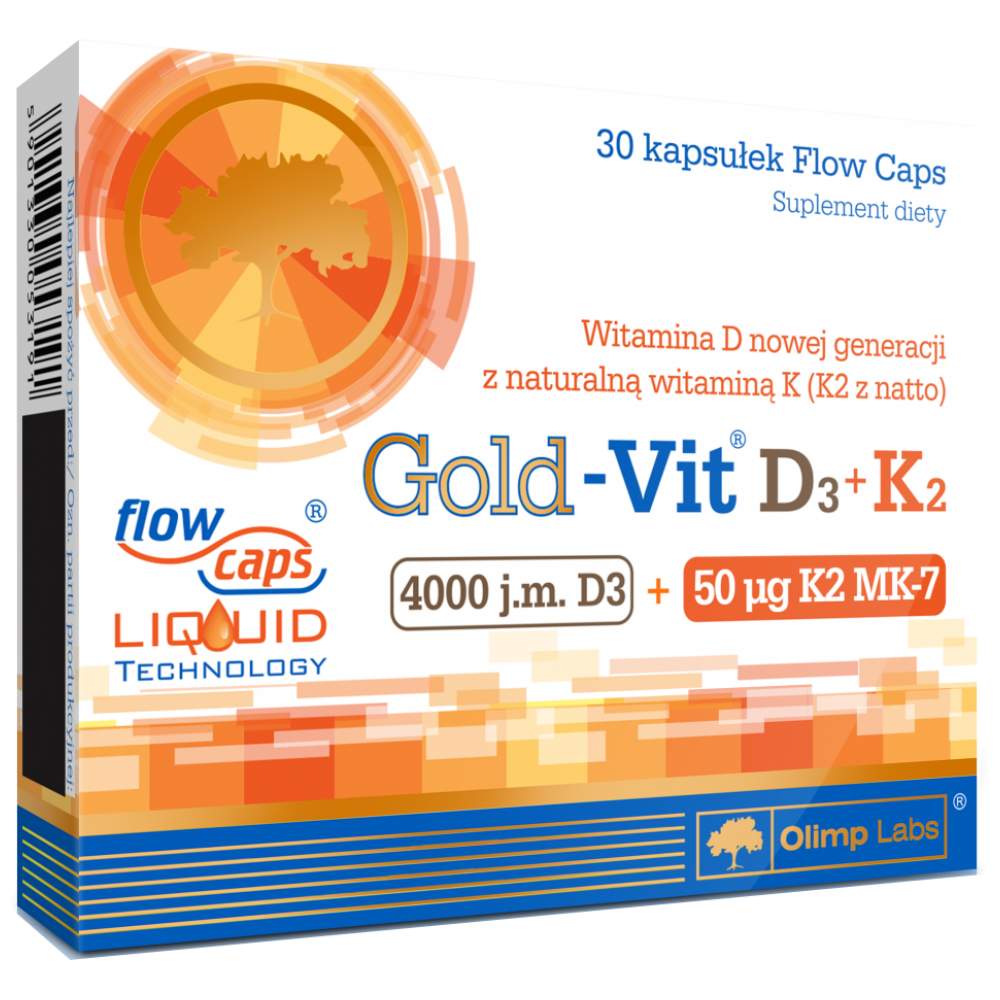 Gold-Vit D3 + K2 30 Capsule