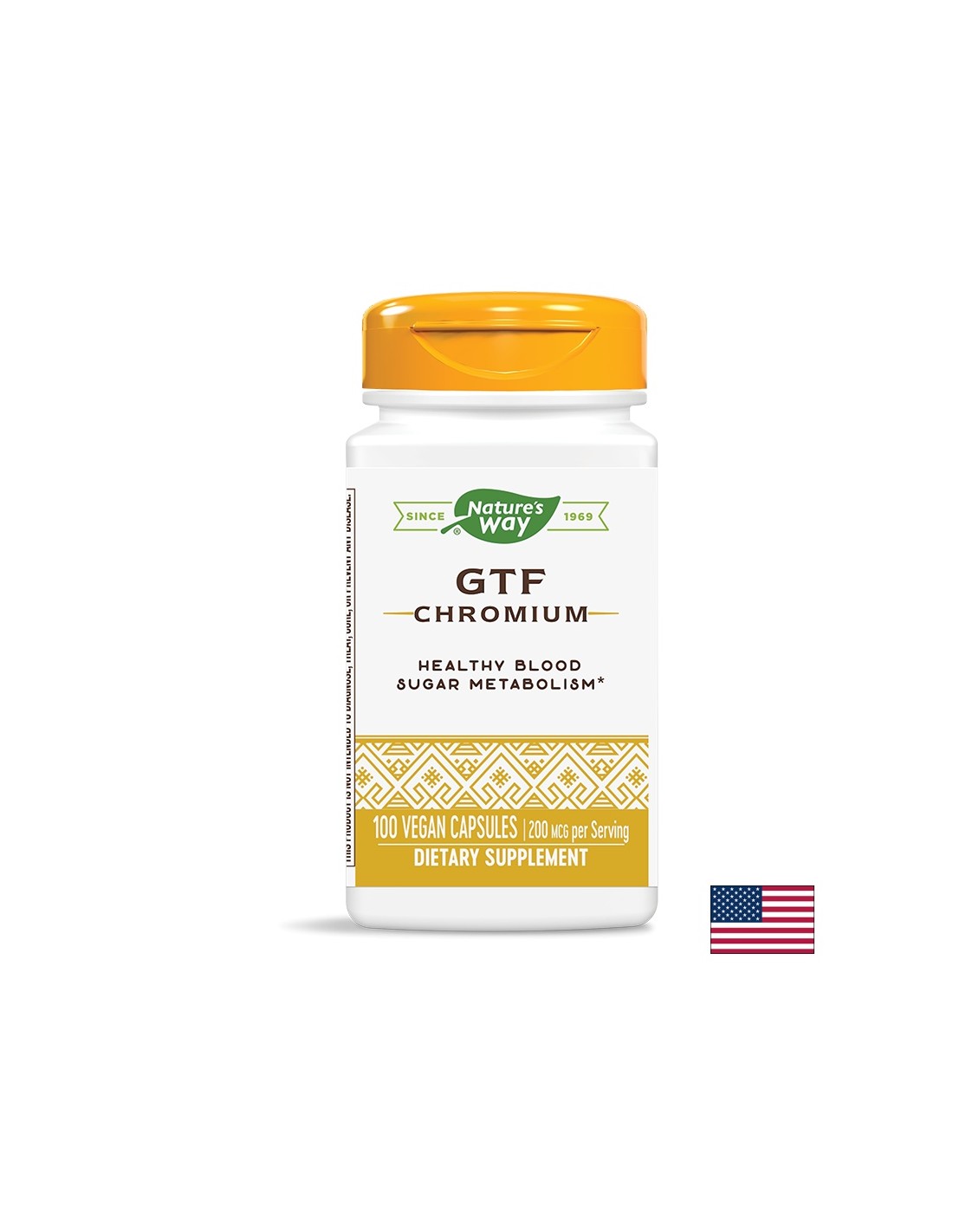 GTF Chromium 200 mcg - 100 capsule