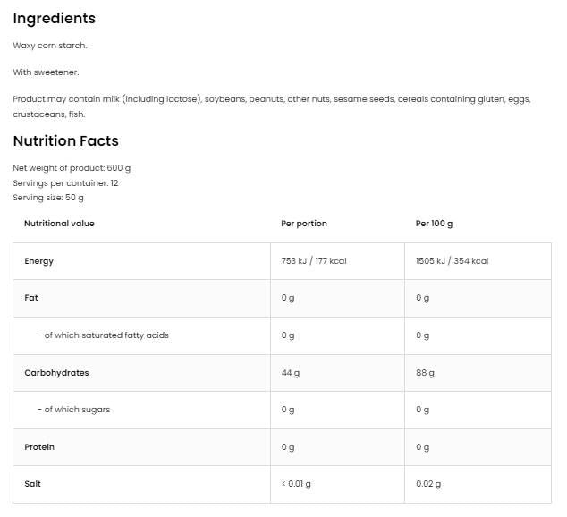 Mais ceroso - 600 grammi