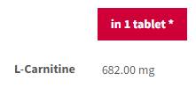 L-carnitina Endurance Sport | Effervescente - 20 compresse solubili