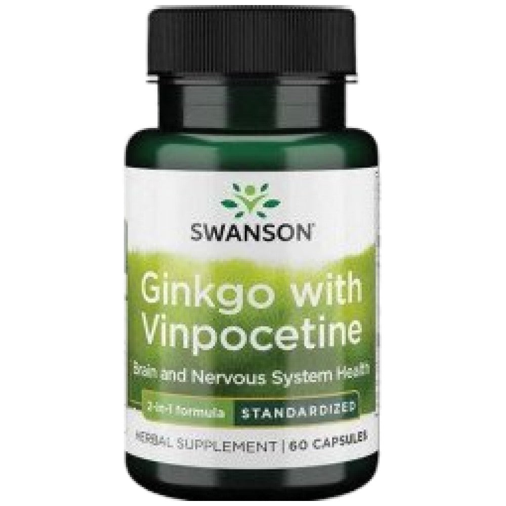Ginkgo con vinpocetina (standardizzata) 40 mg - 60 capsule