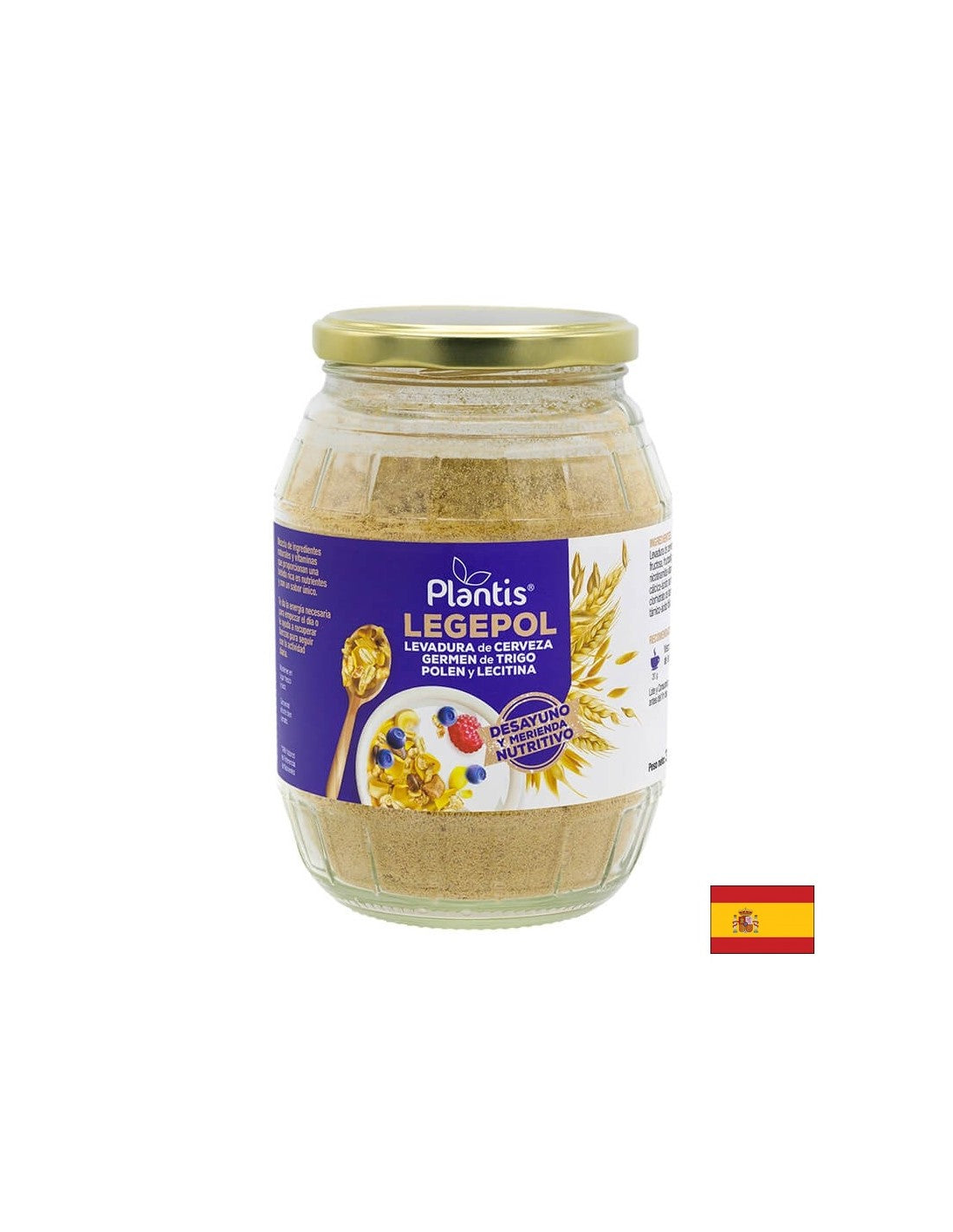 Immunità ed energia - lievito del birrai, polline di api e lecitina - Legepol plantis® - polvere, 375 g