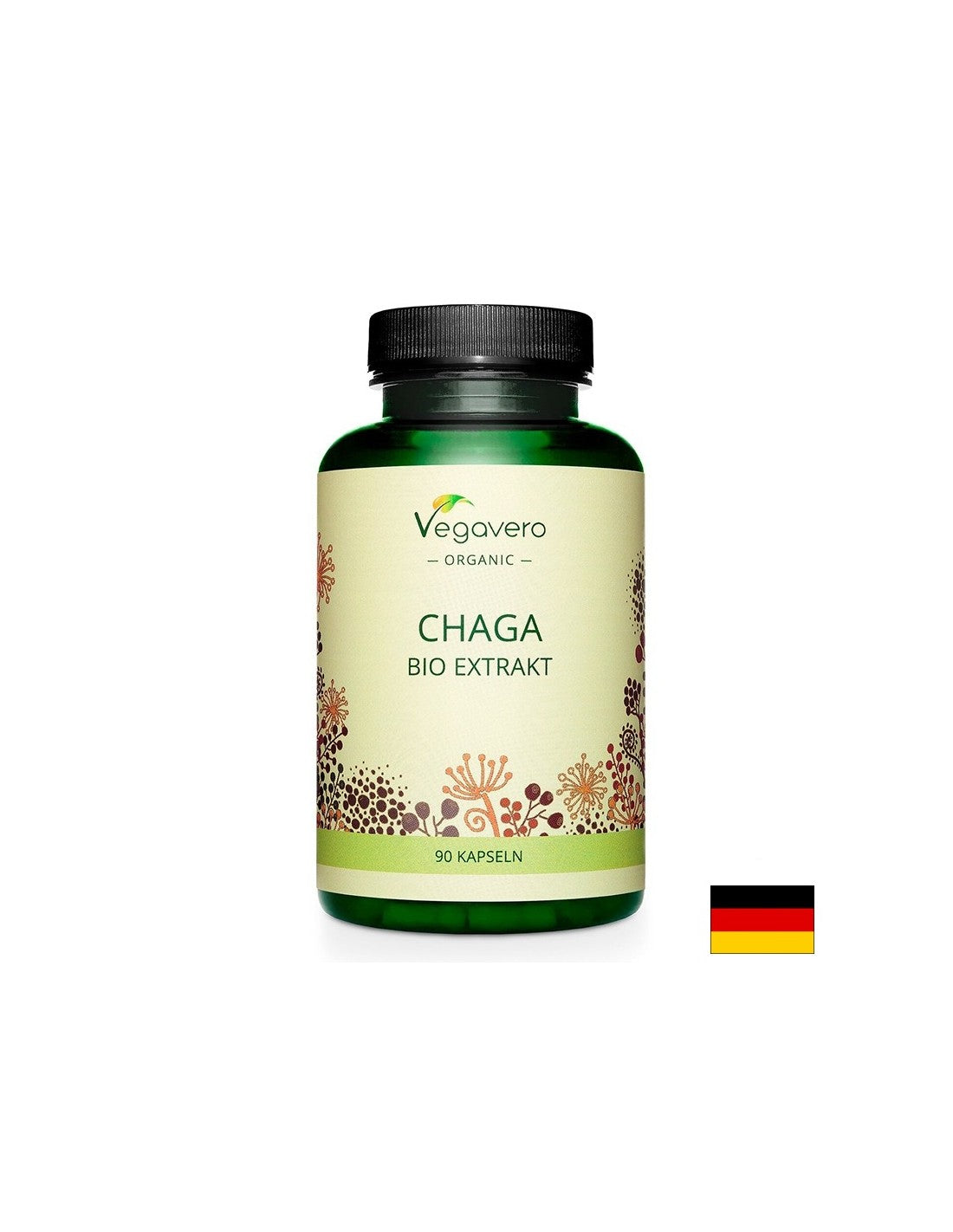 Immunità ed energia - Estratto di Chaga Bio, 90 <tc>Vegavero</tc> capsule