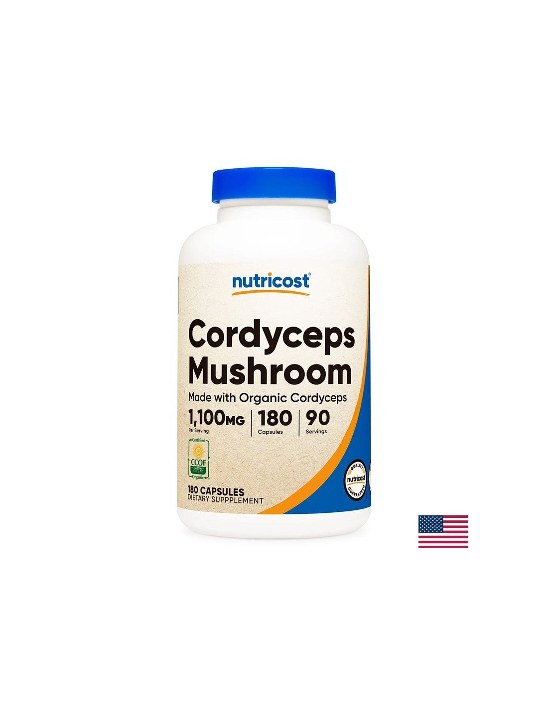 Immunità ed energia - Cordyceps, 550 mg x 180 capsule