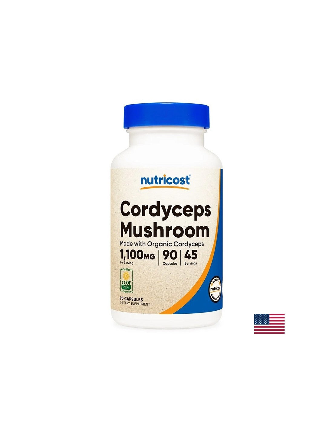 Immunità ed energia - Cordyceps, 550 mg x 90 capsule