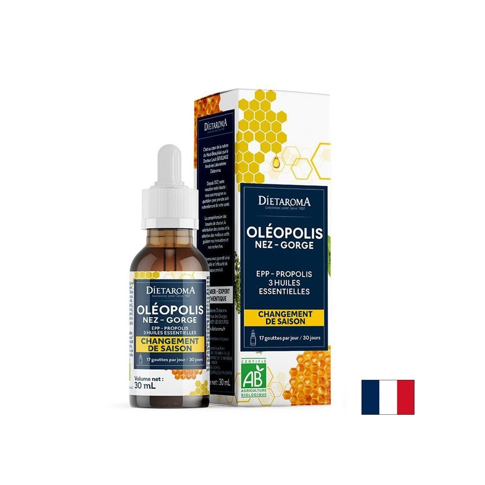 Immunità - oleopoli (con estratto di pompelmo, propoli, timo, origano e legno di canfora), 30 ml di gocce (senza alcool)