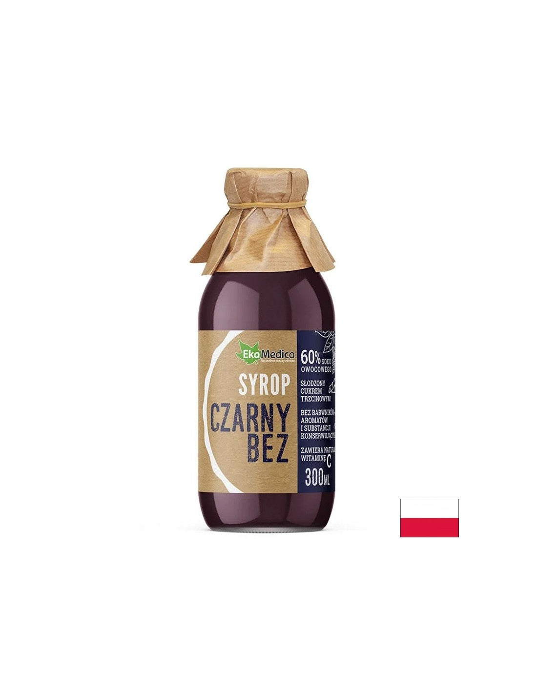 Sciroppo di sambuco con acerola e VIT naturale. C - Immunità e sistema respiratorio, 300 ml, 15 dosi