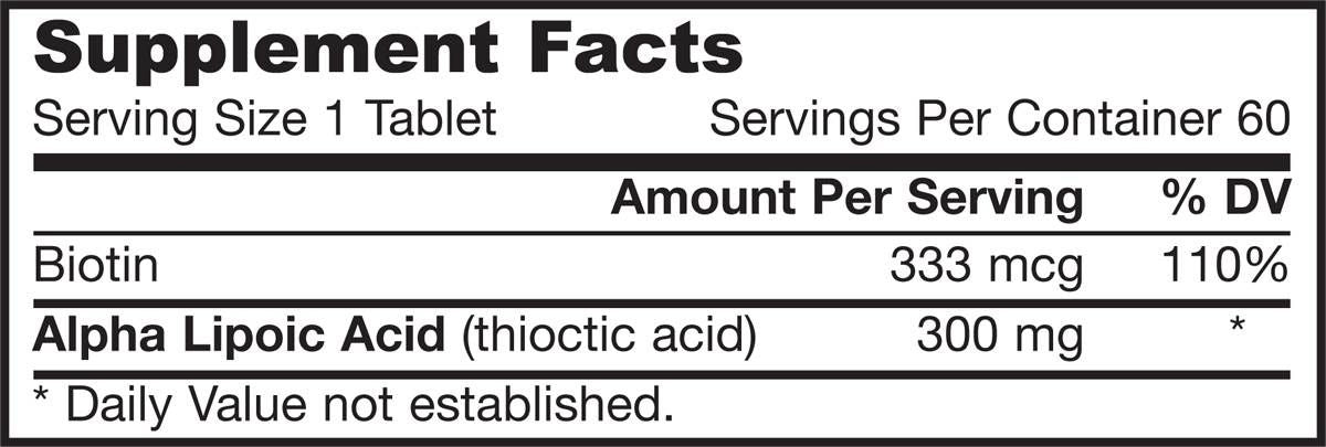 Alpha Lipoic Sustain 300 mg - 60 compresse