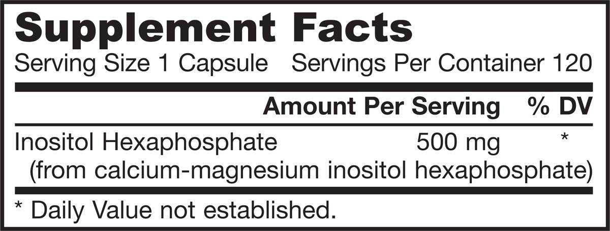 IP6 (inositolo esafosfato) 500 mg - 120 capsule