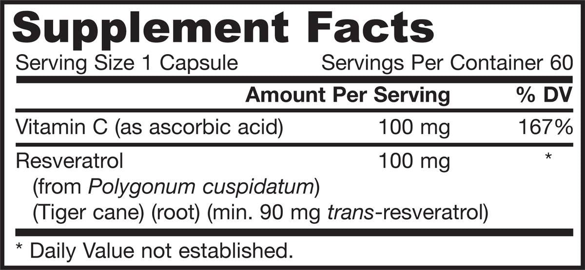 Resveratrolo 100 mg - 60 capsule